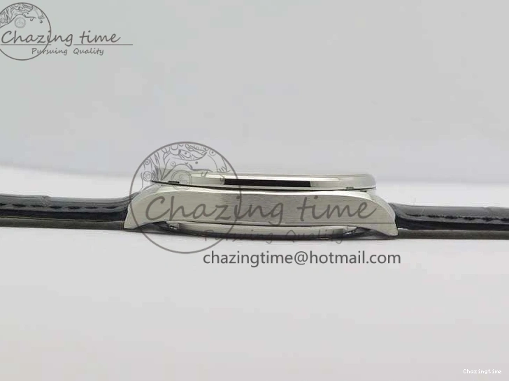 0124 AllSeason Seamaster Edizione Venezia SS Best Edition Black Dial On Leather Strap A 8122